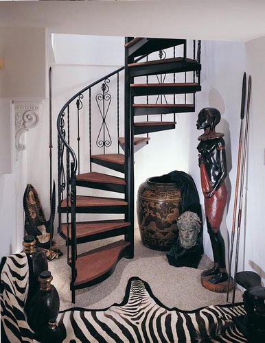 metal with wooden spiral staircase manufacturers in chennai